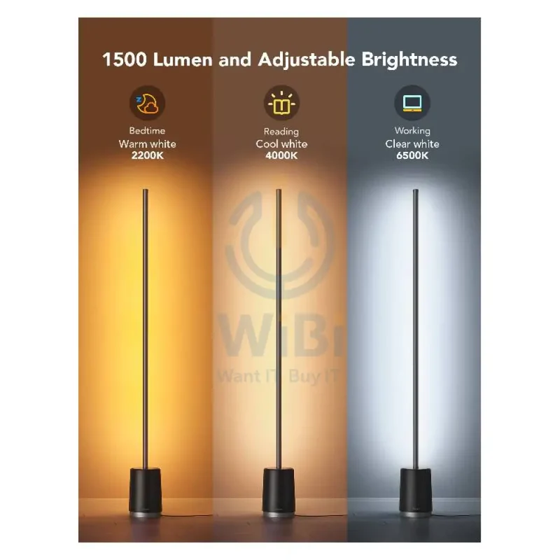Govee RGBICW Smart Corner Floor Lamp