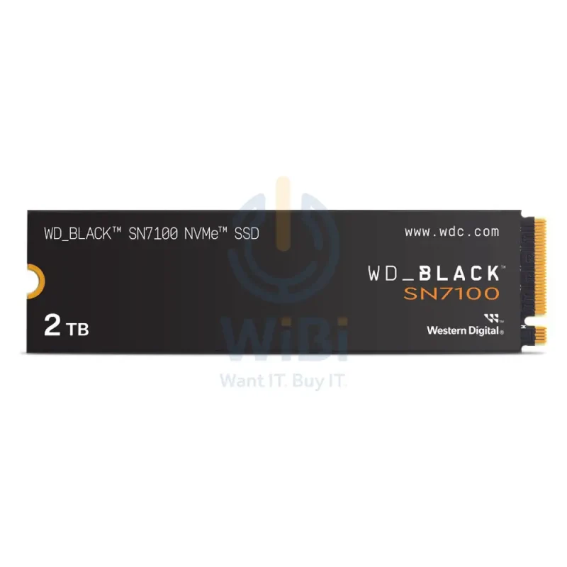 WD Black SN7100 NVMe SSD - 2TB / M.2 2280 / Up to 7,250MB/s / PCIe 4.0 - SSD (Solid State Drive)