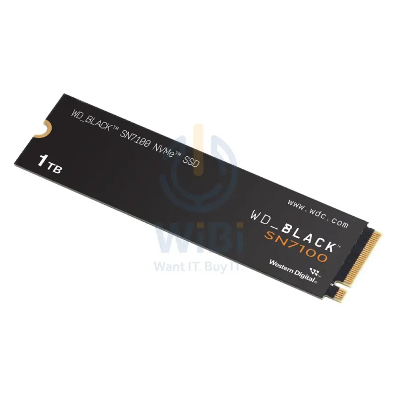 محرك أقراص صلبة WD بلاك SN7100 NVMe، سعة 1 تيرابايت / M.2 2280 / سرعة تصل إلى 7250 ميجابايت/ثانية / PCIe 4.0
