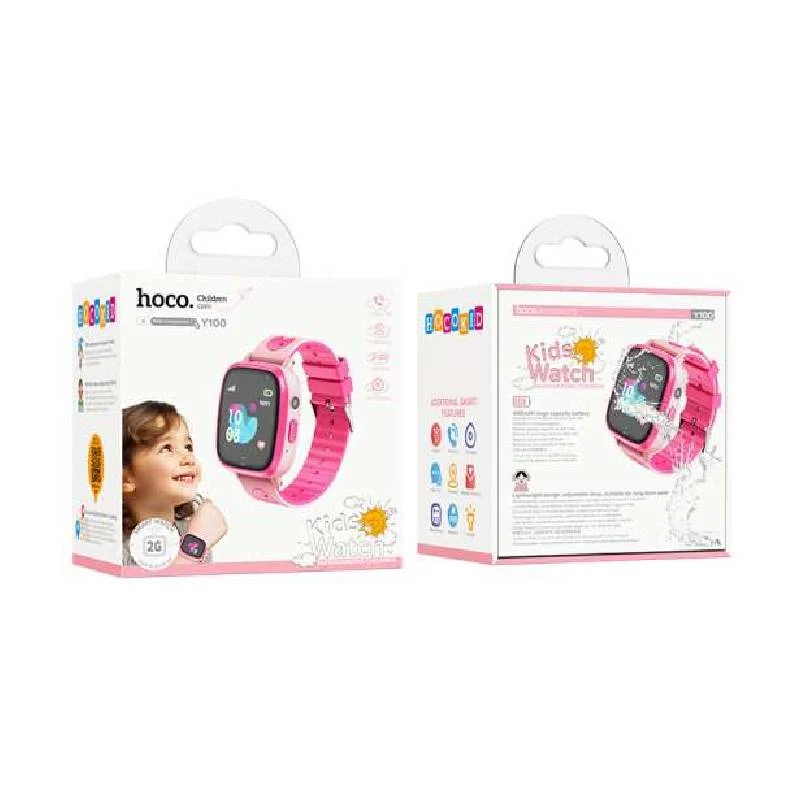 HOCO Y100 Kids Smart Watch - 1.44" / Pink