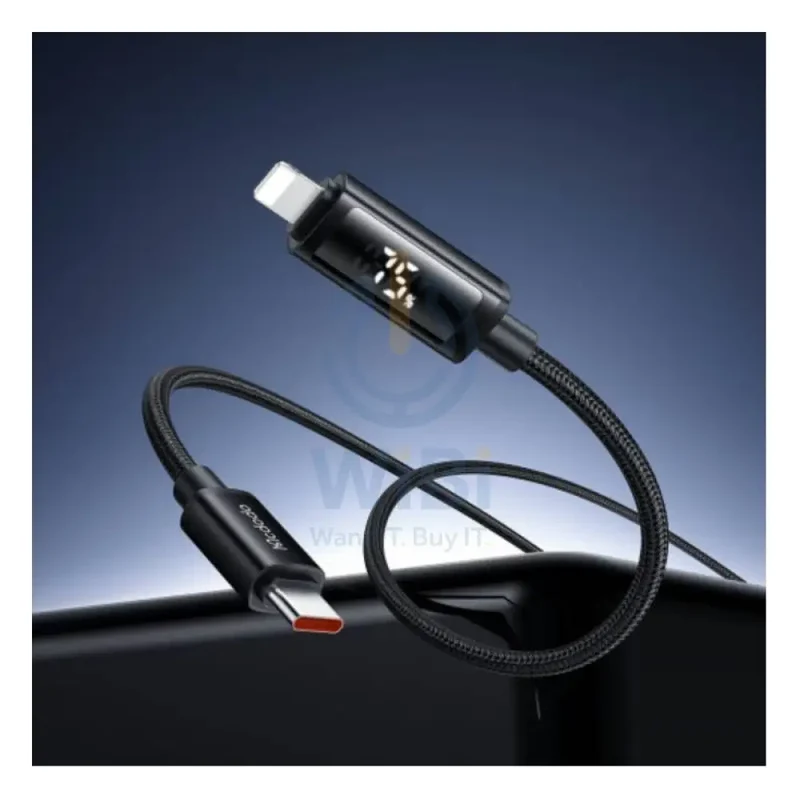 Mcdodo CA-7990 Fast Charging Data Cable - Type-C / Lightning / 36W / 1.2 Meter / Black