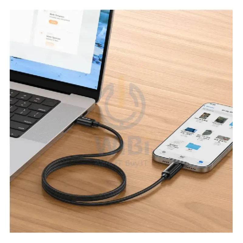 Mcdodo CA-7990 Fast Charging Data Cable - Type-C / Lightning / 36W / 1.2 Meter / Black