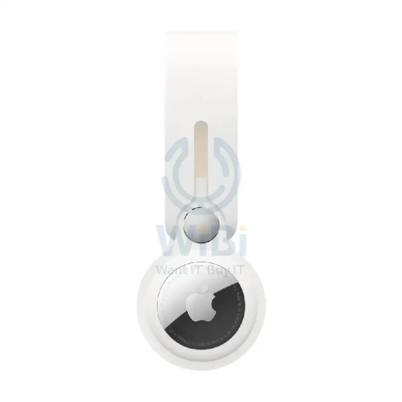 Apple AirTag Leather Loop - White