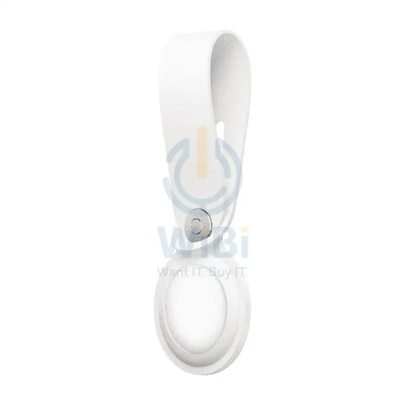 Apple AirTag Leather Loop - White