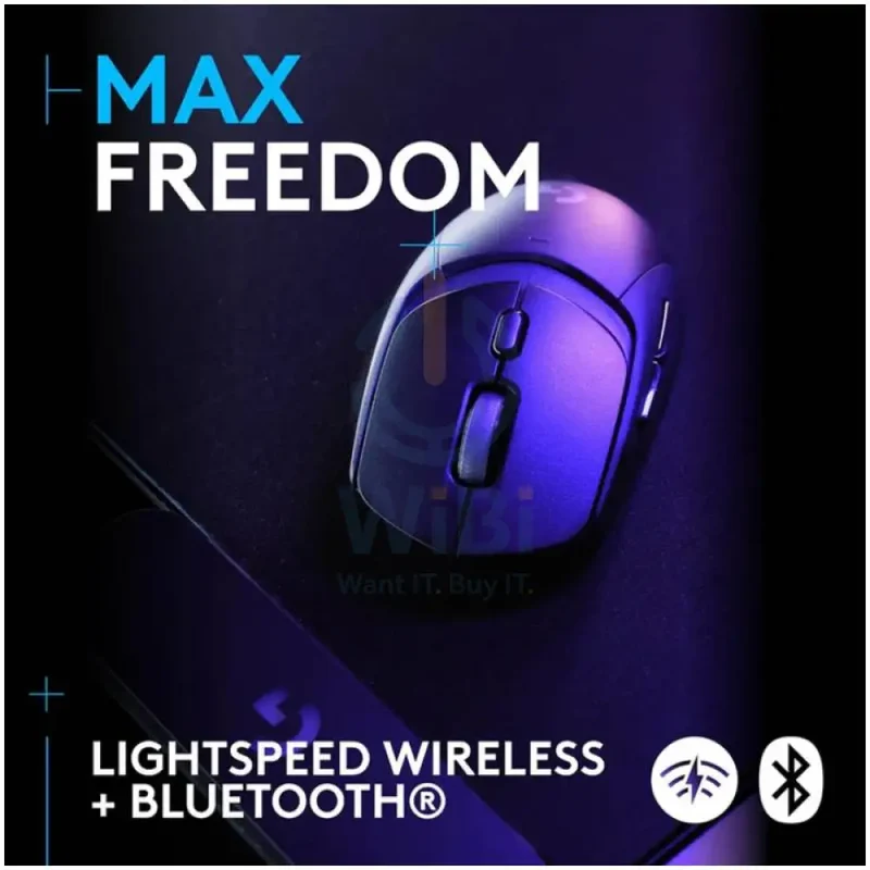 Logitech G309 LightSpeed Bluetooth Mouse - Wireless / Black