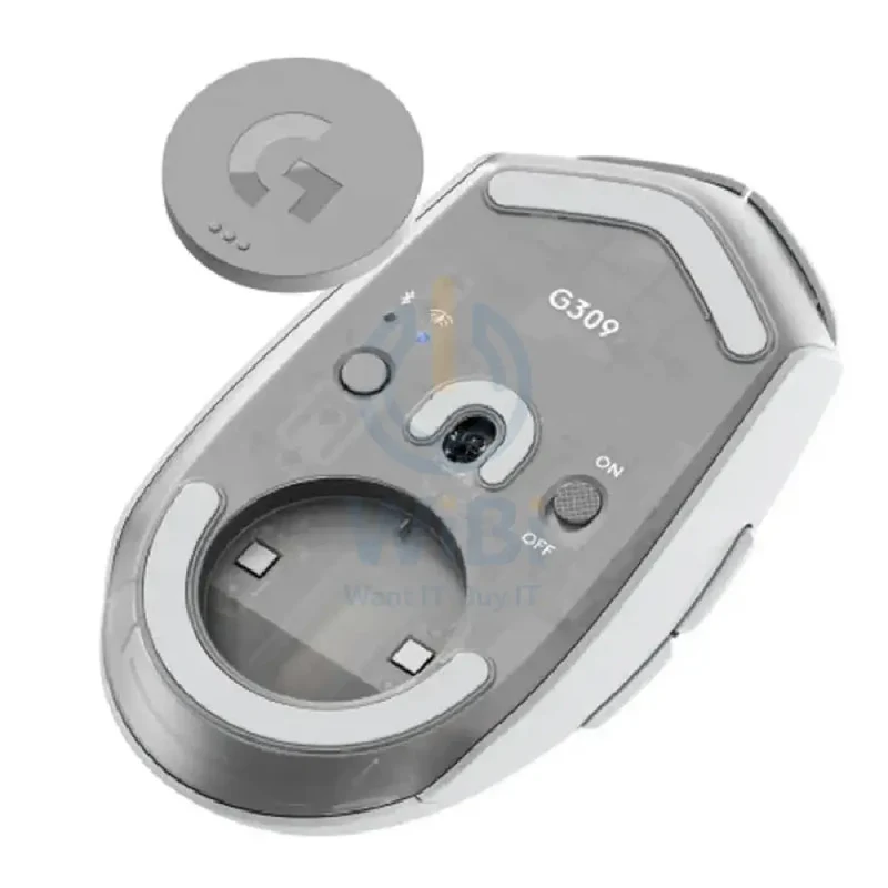 Logitech G309 LightSpeed Bluetooth Mouse - Wireless / White