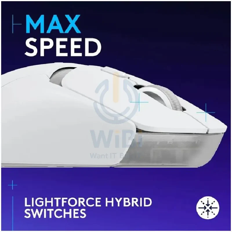 Logitech G309 LightSpeed Bluetooth Mouse - Wireless / White