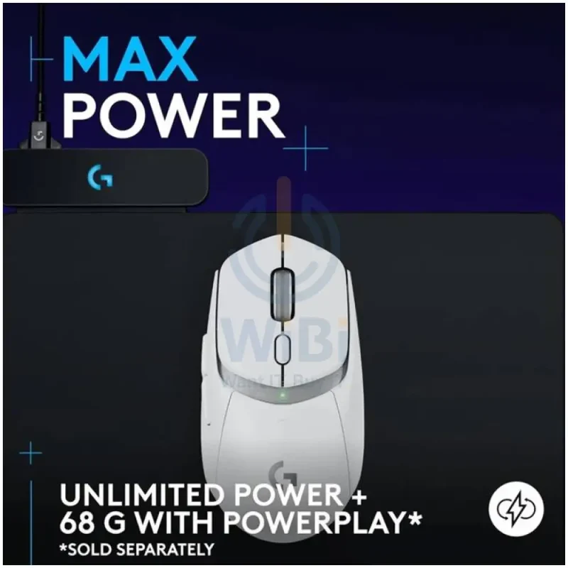 Logitech G309 LightSpeed Bluetooth Mouse - Wireless / White