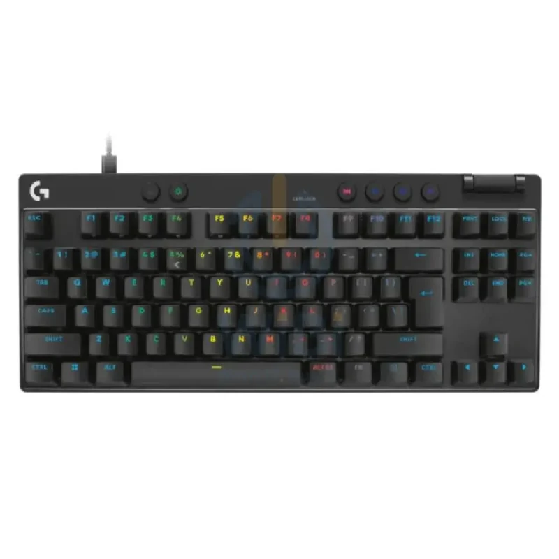 لوحة مفاتيح ألعاب لوجيتك برو X TKL رابيد، سلكية، خطية، باللون الأسود
