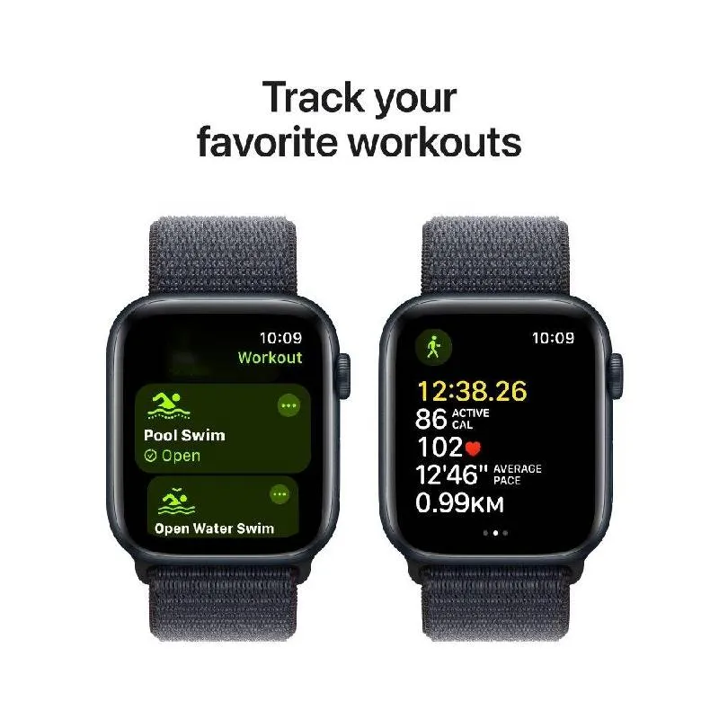 Apple Watch SE (2nd Gen) with Sport Loop - LTPO OLED / 40mm / Bluetooth / Wi-Fi / Ink