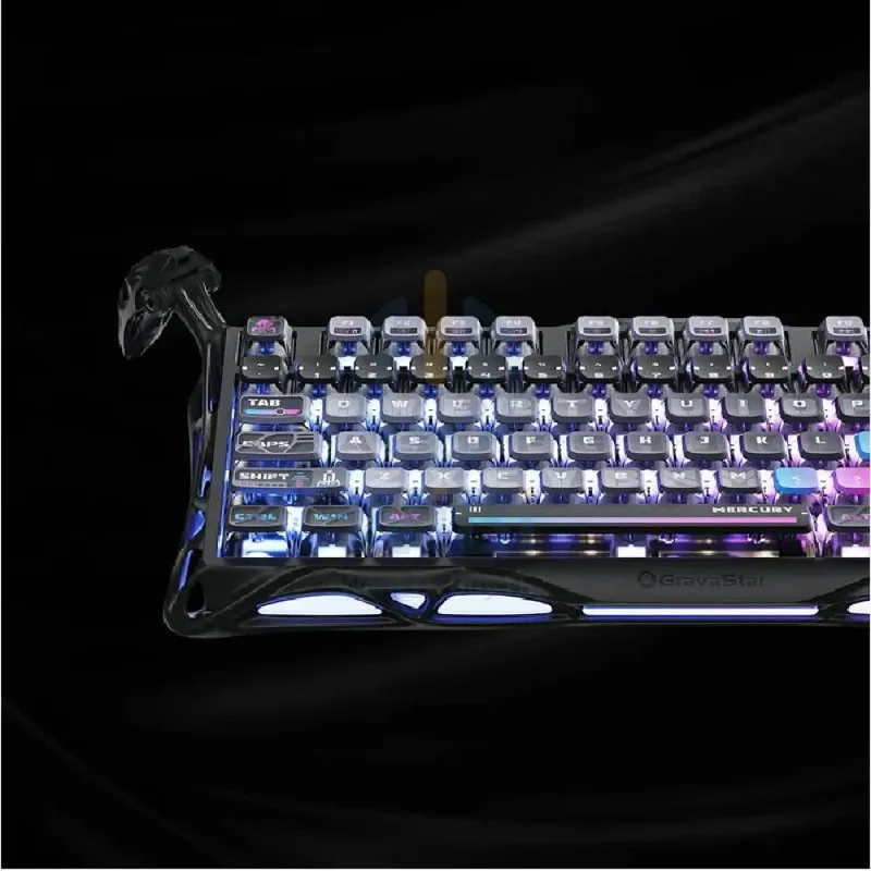 GravaStar Mercury K1 Pro 75% Wireless Mechanical Gaming Keyboard Special Edition - Galaxy Black