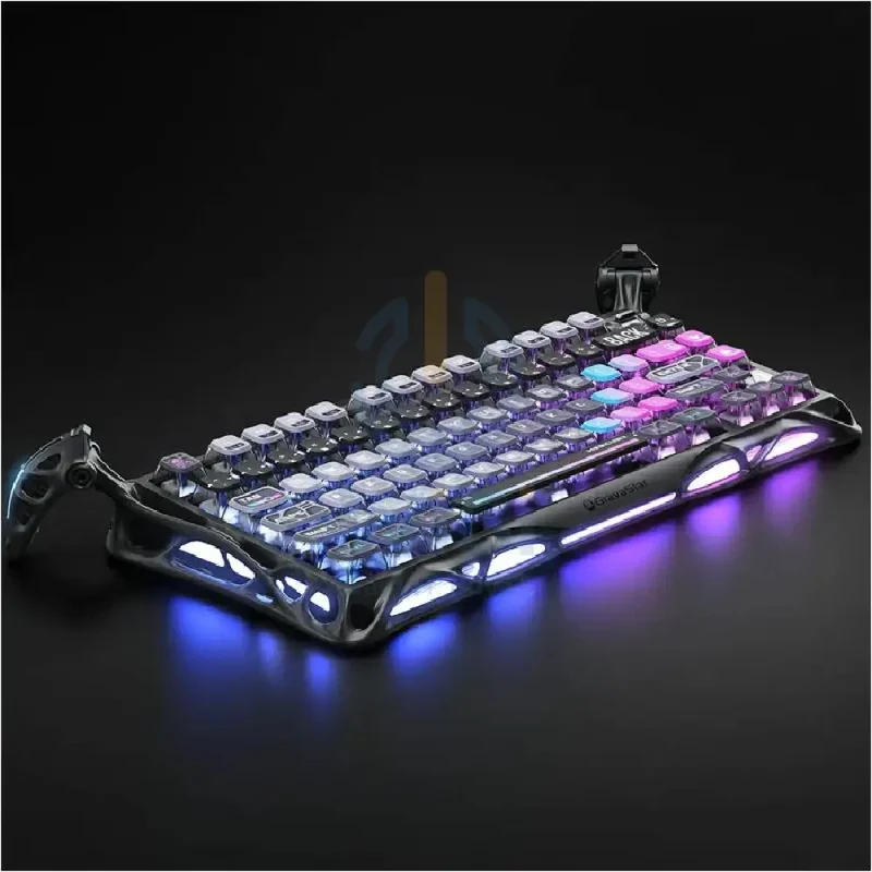GravaStar Mercury K1 Pro 75% Wireless Mechanical Gaming Keyboard Special Edition - Galaxy Black