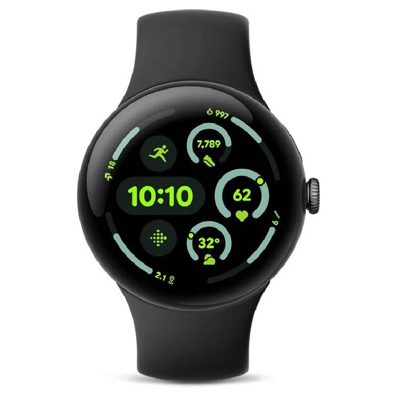 Google Pixel Watch 3 - AMOLED LTPO / 32GB / 45mm / Bluetooth / Wi-Fi / Obsidian