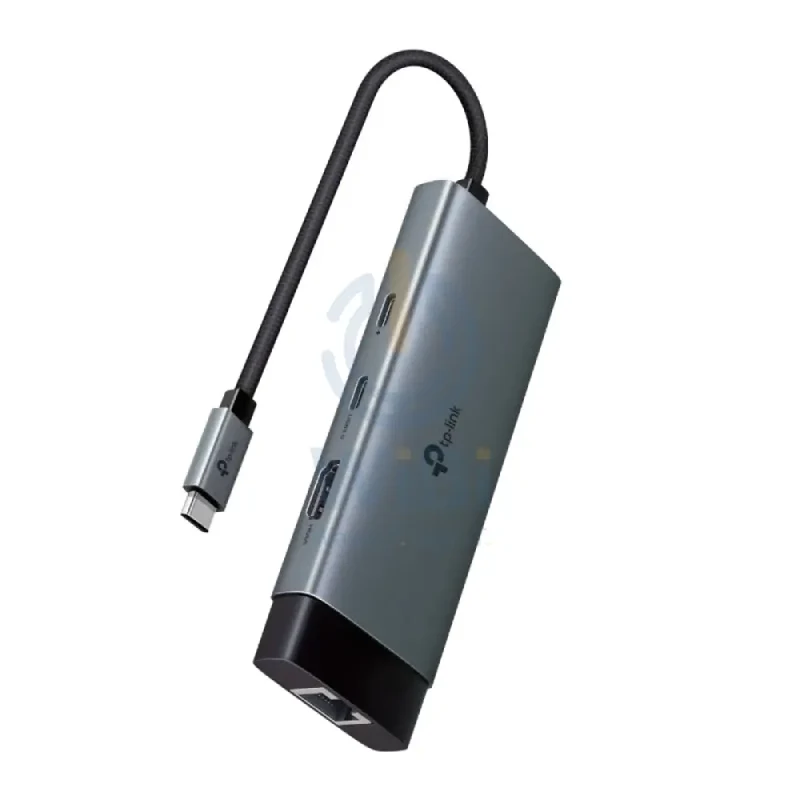 موزع تي بي-لينك UH6120C يو إس بي-C بستة منافذ، HDMI/يو إس بي-C/RJ45/يو إس بي-A