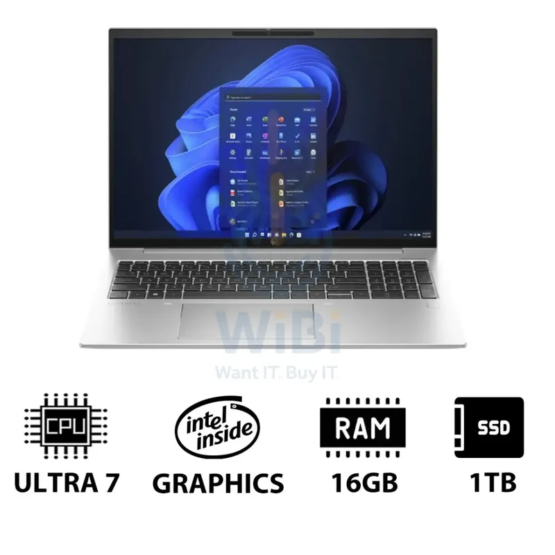 HP EliteBook 860 G11 - 16.0" WUXGA / Ultra 7 155H / 16GB / 1TB (NVMe M.2 SSD) / Win 11 Pro / 1YW - Laptop