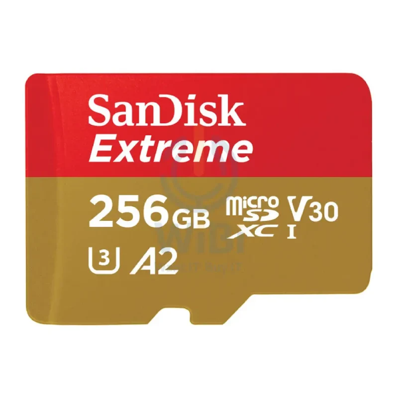 SanDisk Extreme microSDXC UHS-I CARD - 256GB / Up to 190MB/s