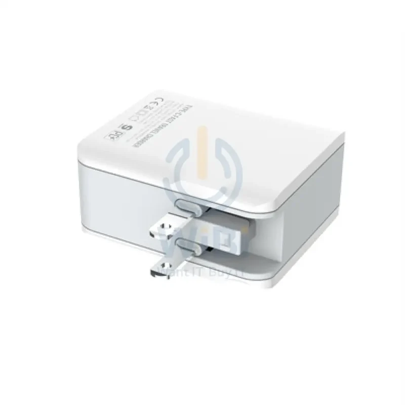 LDNIO A4403C Dual USB Ports Fast Wall Charger - 30W / USB-A / Type-C / White