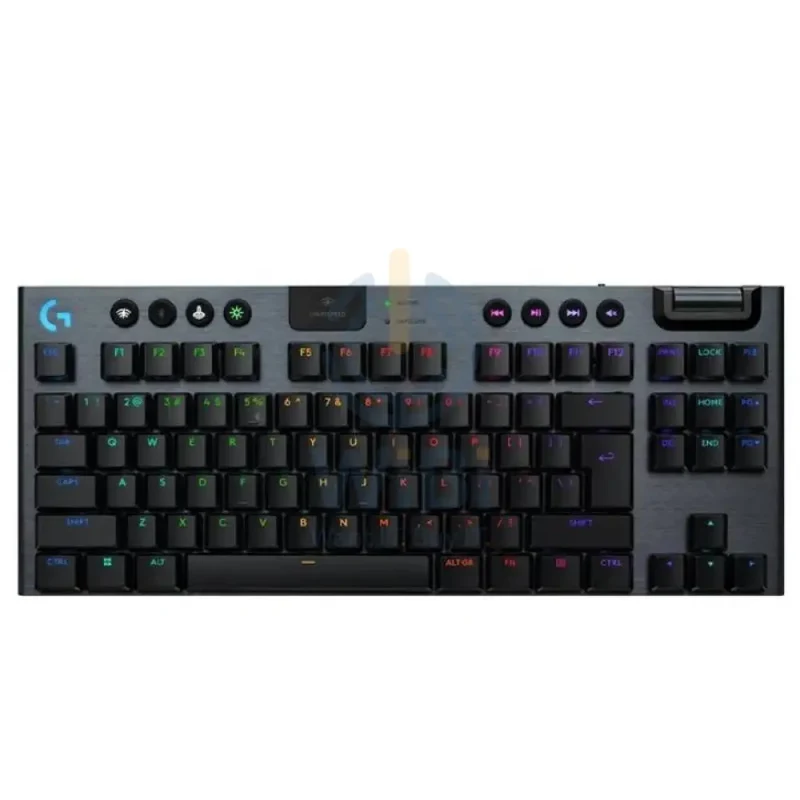 لوحة مفاتيح ألعاب ميكانيكية لوجيتك G915 X لايت سبيد TKL - لاسلكية / RGB / سويتش بنقرة مسموعة / أسود