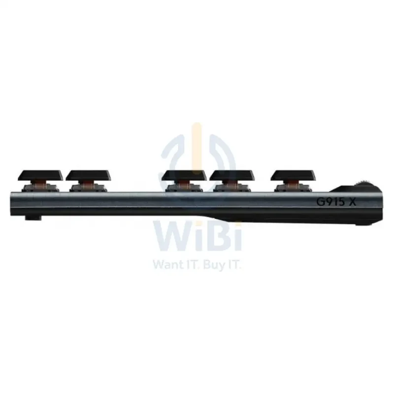 لوحة مفاتيح ألعاب ميكانيكية لوجيتك G915 X لايت سبيد TKL - لاسلكية / RGB / سويتش بنقرة مسموعة / أسود