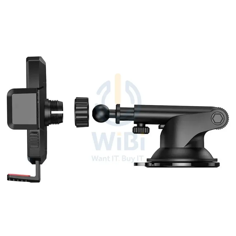 Hoco DCA2 Suction Cup Car Holder - Black