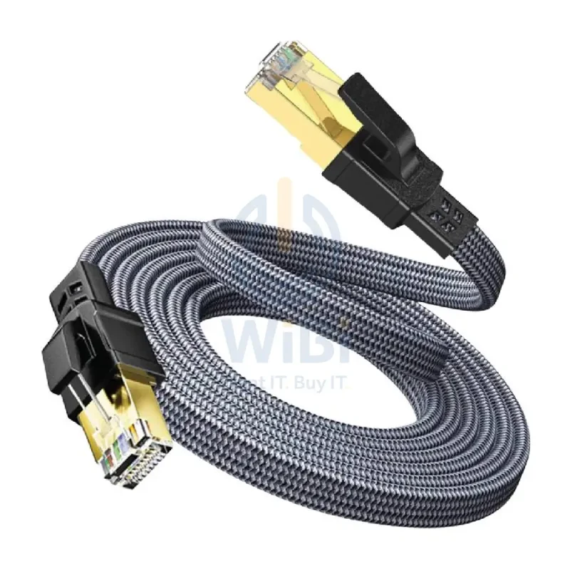 Twisted Minds CAT8 Braided Network Cable - 20 Meter / Black