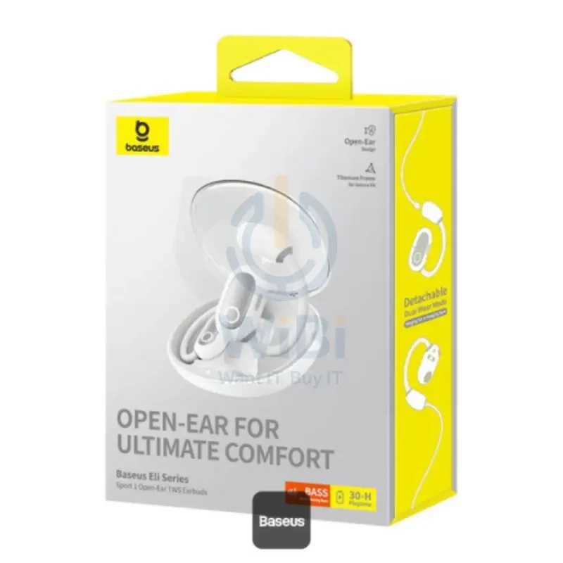Baseus Eli Sport 1 Open-Ear Wireless Earbuds - Stellar White