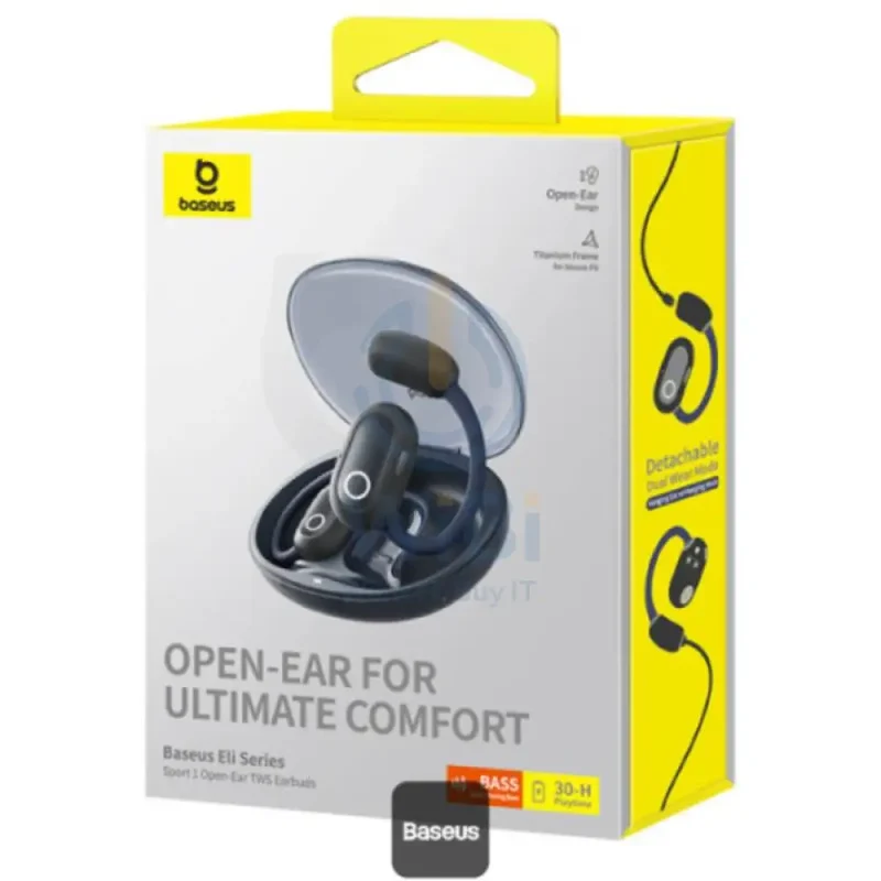 Baseus Eli Sport 1 Open-Ear Wireless Earbuds - Cosmic Black