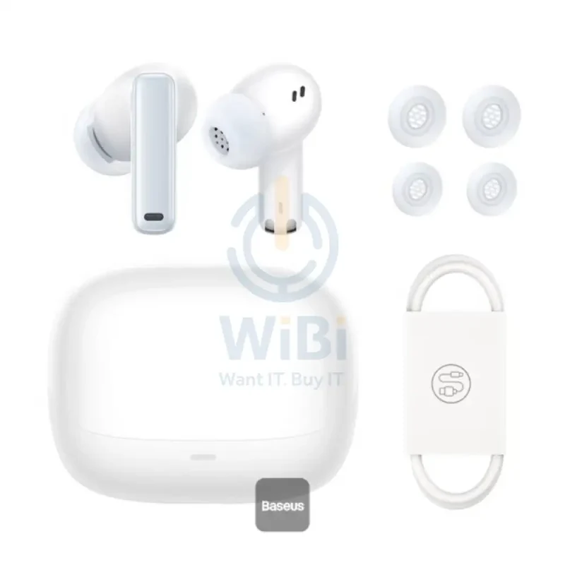 Baseus Bowie M2s True Wireless Earbuds - Moon White