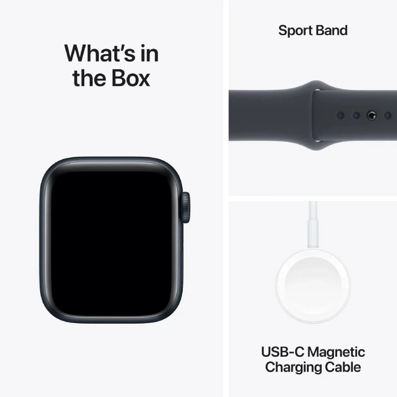Apple Watch SE (2nd Gen) with Sport Band - LTPO OLED / 40mm / Small/Medium / Bluetooth / Wi-Fi / Midnight
