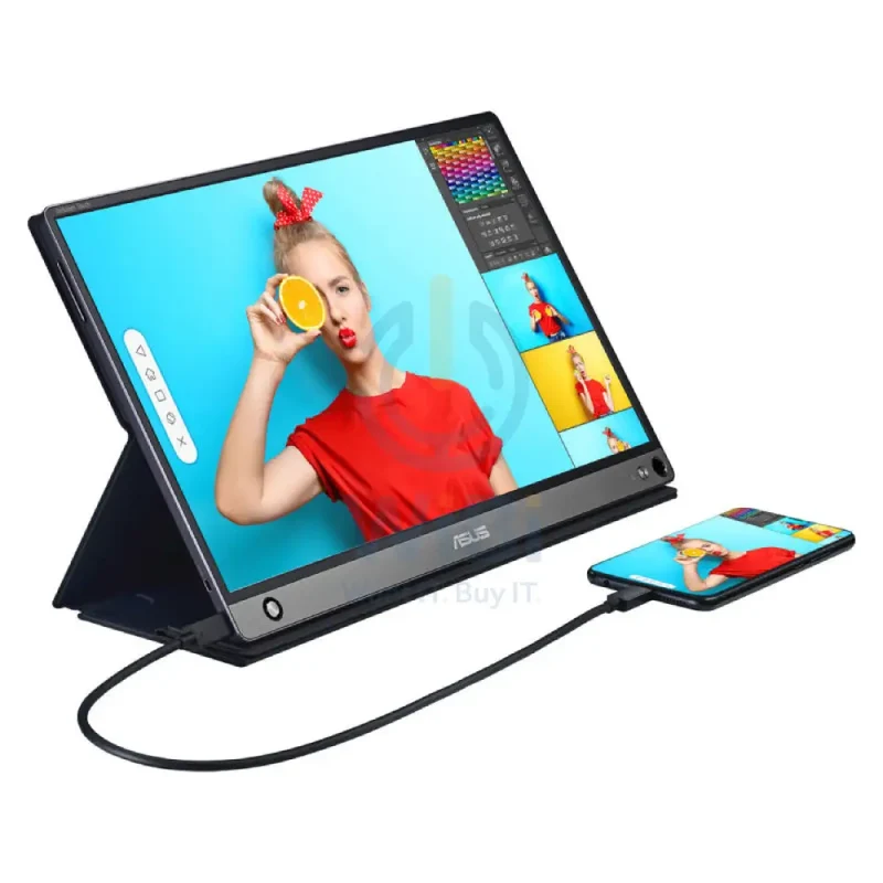 ASUS MB16AMT ZenScreen - 16" FHD Multi-Touch / 5ms / 60Hz / USB-C / Micro HDMI / 3YW - Portable Monitor