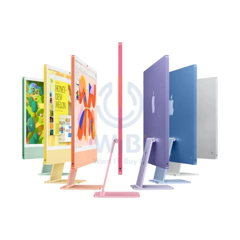 Apple iMac - 24" Nano Texture Glass / M4 / 10-Core CPU / 10-Core GPU / 16 Core Neural Engine / 24GB RAM / 1TB SSD / Arb/Eng / Silver / 1YW