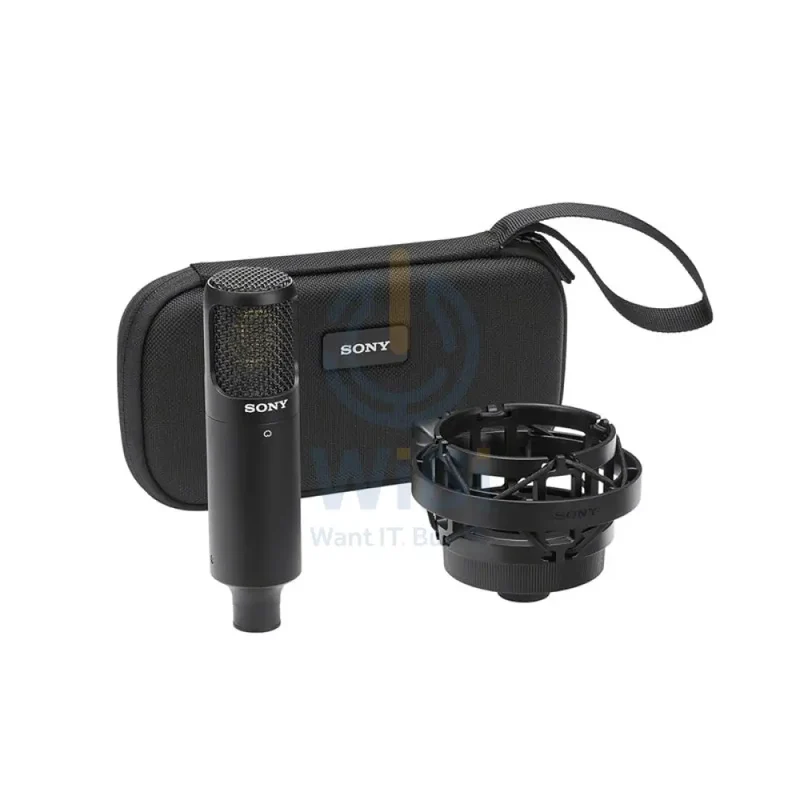 Sony C-80 Uni-directional Studio Condenser Microphone - 20kHz / XLR - Black