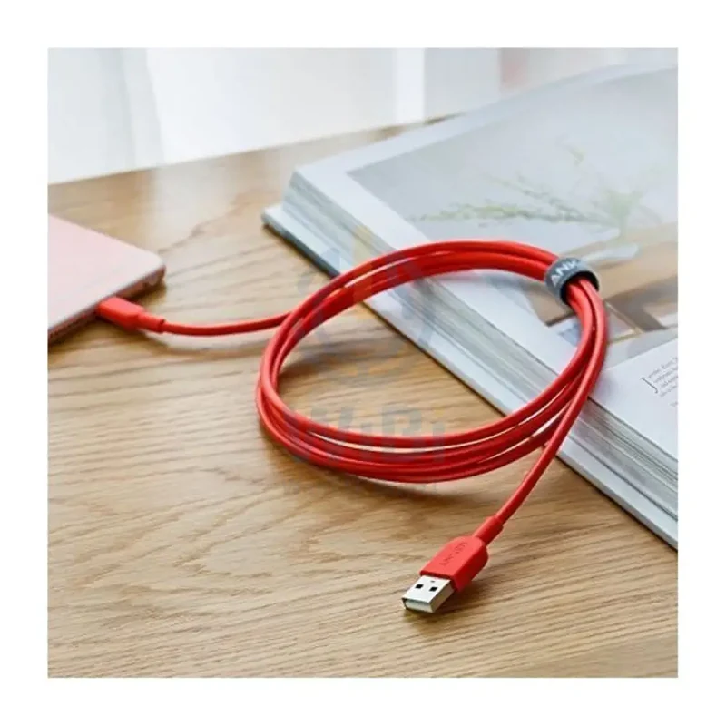 Anker PowerLine II Lightning Cable - USB 2.0 / 0.9 Meter / Red