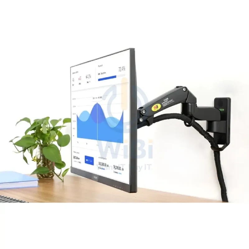 NORTH BAYOU F150 Gas-Strut Monitor Wall Mount - 17″- 35″ screens