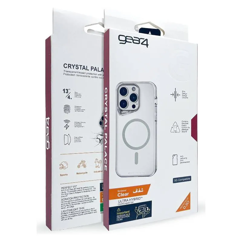 Gear4 Crystal Palace Ultra Hybrid Magsafe Case - Apple iPhone 16 Pro Max / Clear