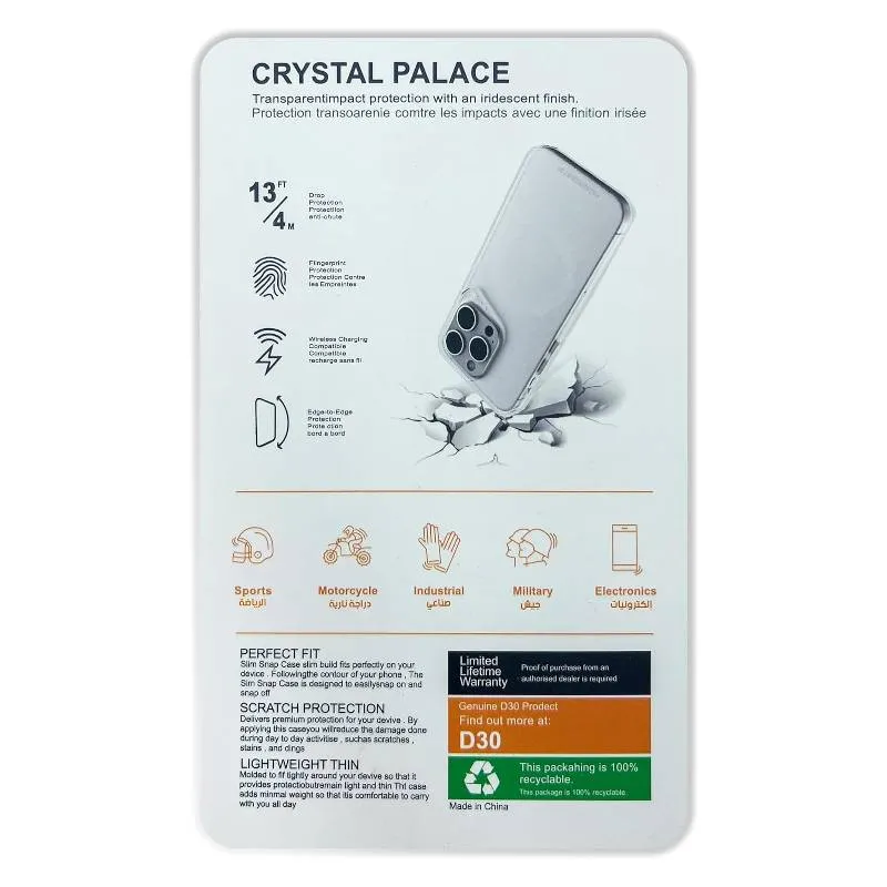 Gear4 Crystal Palace Ultra Hybrid Magsafe Case - Apple iPhone 16 Pro Max / Clear