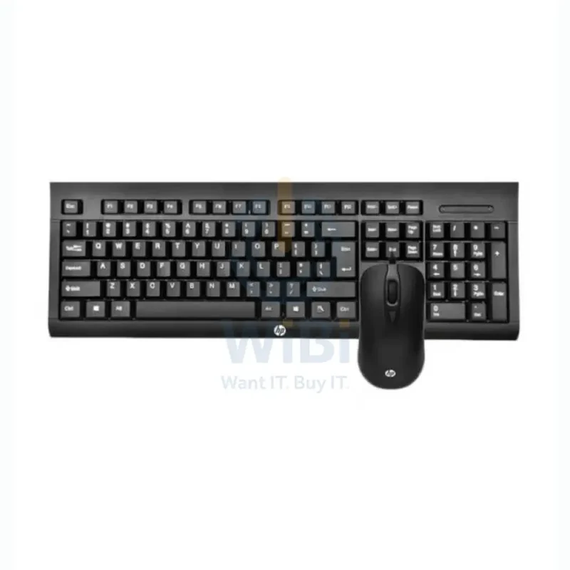 HP KM100 Gaming Keyboard and Mouse - English Keys / USB Wired / Combo Set / Black Color