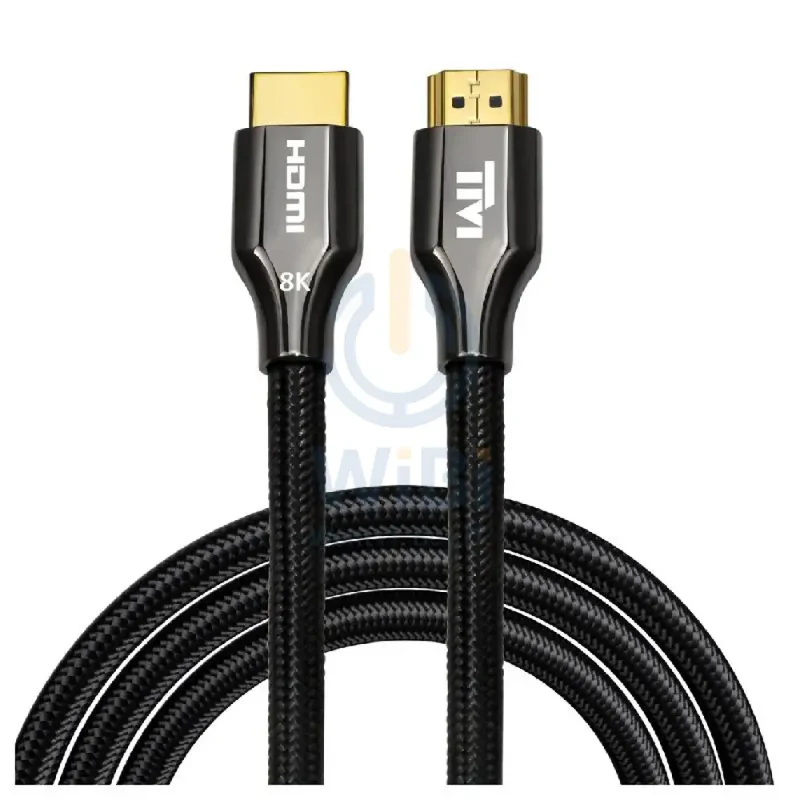Twisted Minds Zinc Alloy 8k HDMI Cable - 48Gbps / 5 Meter / Black