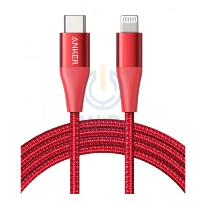 Anker Powerline+ II Lightning Cable - USB-C / 1.8 Meter / Red