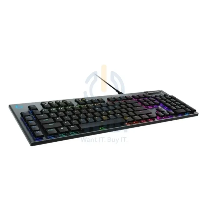لوحة مفاتيح ألعاب ميكانيكية لوجيتك G915 X سلكية، RGB، لمسية