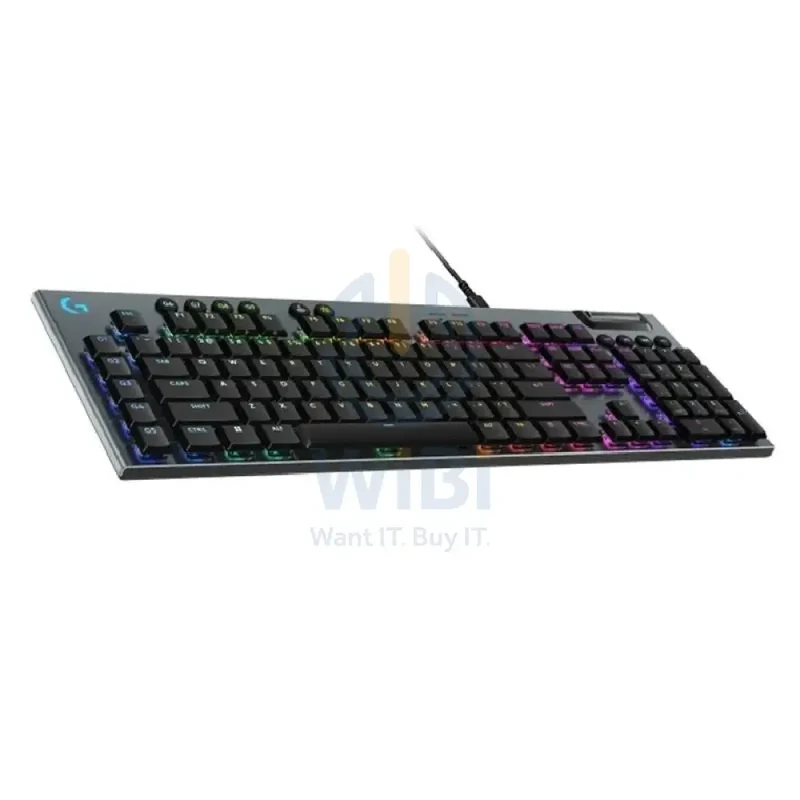 لوحة مفاتيح ألعاب ميكانيكية لوجيتك G915 X سلكية، RGB، لمسية
