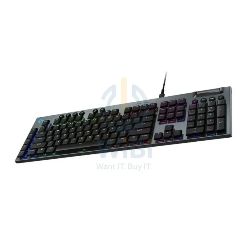 لوحة مفاتيح ألعاب ميكانيكية لوجيتك G915 X سلكية، RGB، لمسية