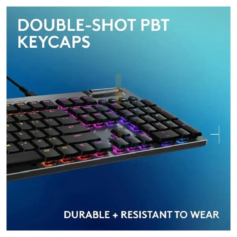 لوحة مفاتيح ألعاب ميكانيكية لوجيتك G915 X سلكية، RGB، لمسية