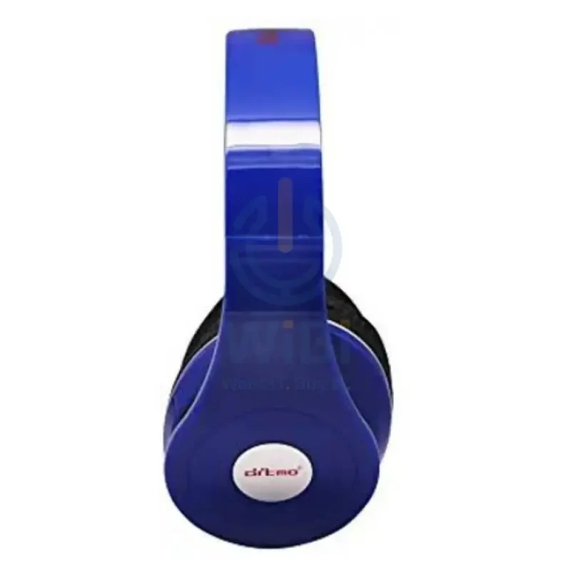Ditmo DM-2600 Foldable Headset - 3.5mm / Wired / Blue