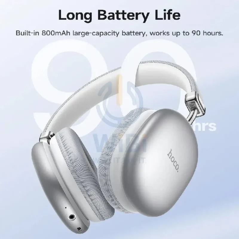 HOCO W35 Max Wireless Headphones - Bluetooth / Silver