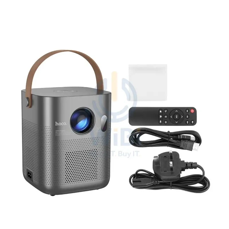 HOCO DT4 Smart Autofocus Projector Android version - 2.69-inch / Metal Grey