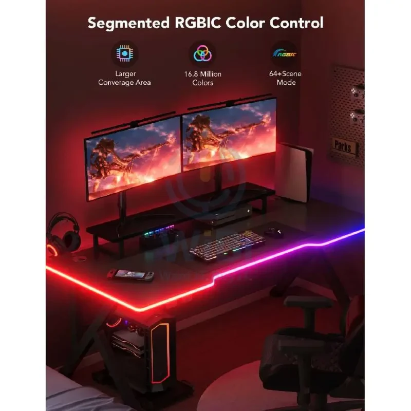 إضاءة طاولة ألعاب جوي نيون، بطول 3 متر، RGBIC