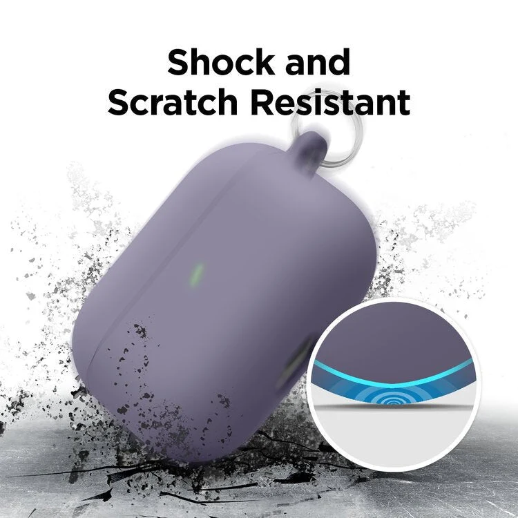 Elago AirPods Pro Liquid Hybrid Hang Case - Lavender Gray