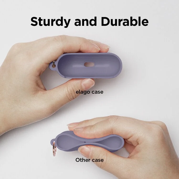 Elago AirPods Pro Liquid Hybrid Hang Case - Lavender Gray