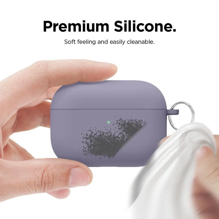 Elago AirPods Pro Liquid Hybrid Hang Case - Lavender Gray